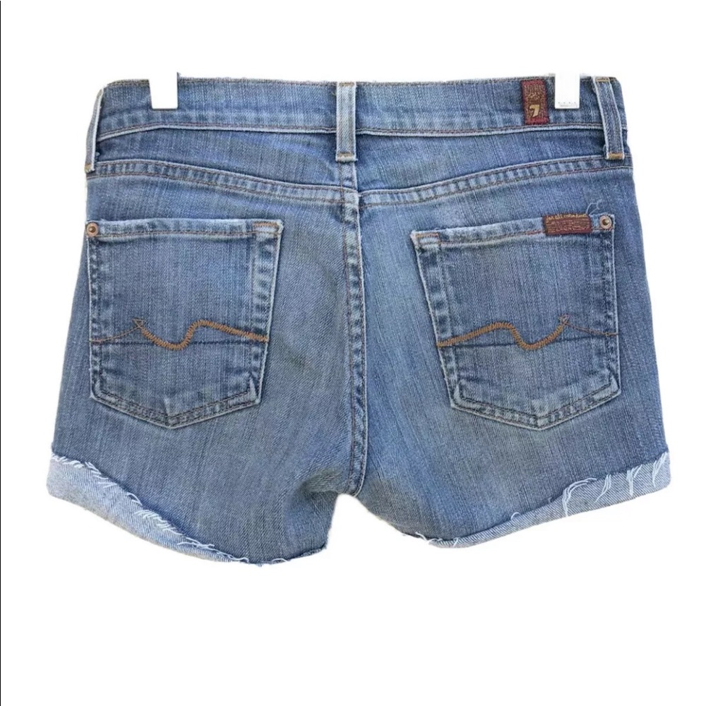 7 FOR ALL MANKIND Denim Cutoff Shorts